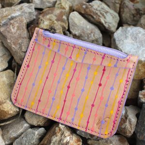 MINI BILLETERA ROSE LÍNEAS